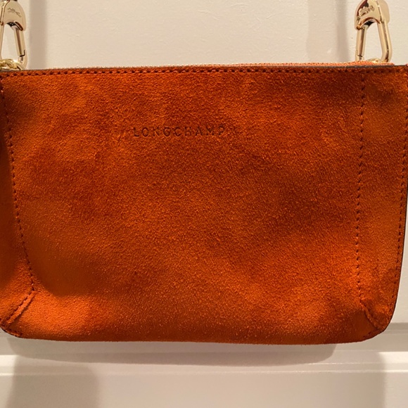 NWOT Longchamp Crossbody “Mailbox” bag PLUS Gold Chain Strap - Perfect Fall Bag! - Picture 4 of 13